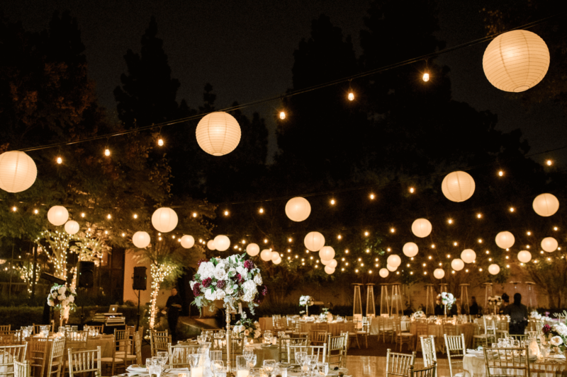 The Importance of Outdoor Wedding Lighting Ambiance